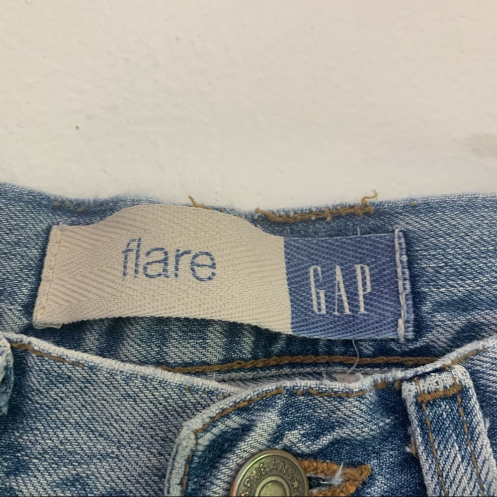 SOLD Vintage 90s GAP Flare Mid Rise Jean - Picture 6 of 7